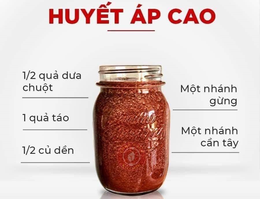 Huyết áp cao - 8 loại nước công dụng cực kỳ hay